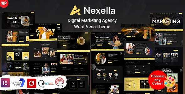 Nexella - Digital Marketing Agency WordPress Theme