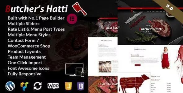 Butcher's Hatti - Butcher & Meat Shop Woocommerce WordPress Theme