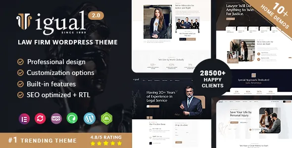 Igual - Law Firm WordPress Theme for Lawyers & Attorneys