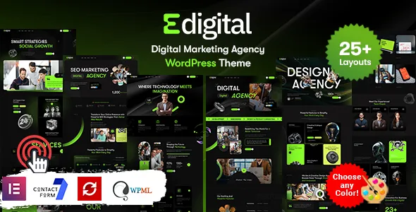Edigital - Digital Marketing Agency WordPress