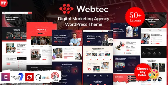 Webtec - Digital Marketing Agency WordPress