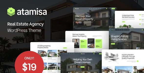 Atamisa – Real Estate Agency WordPress Theme