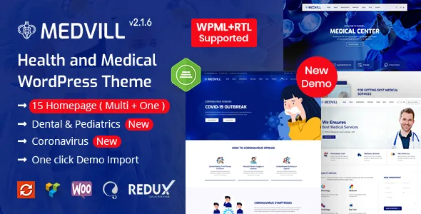 Medvill - Health & Medical WordPress Theme