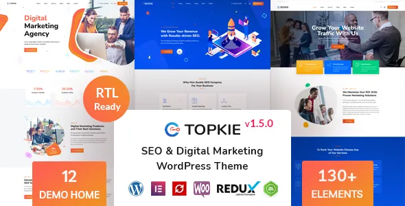 Topkie - SEO Marketing WordPress Theme