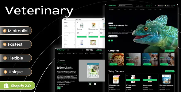 Veterinary - Shopify 2.0 Animals eCommerce Theme