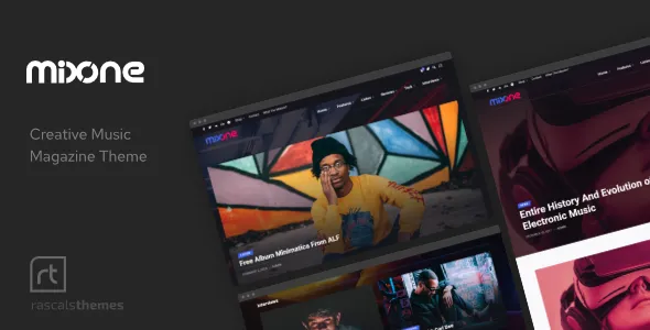 Mixone - WordPress Music Magazine with Ajax and Continuous Playback