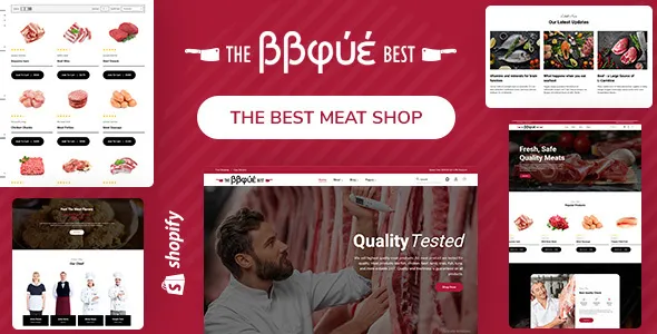 BBque | Butcher, Meat Shop Shopify Theme