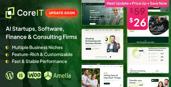 Core IT – Corporate & Consulting Business WordPress Theme