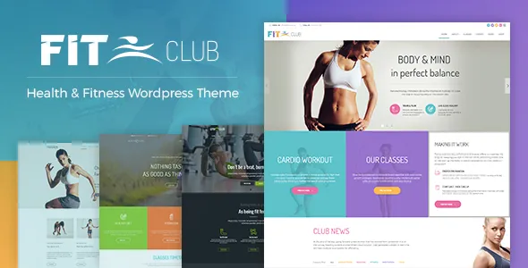 Fitness Club - Health & Gym WordPress Theme