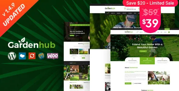 Garden HUB - Lawn & Landscaping WordPress Theme