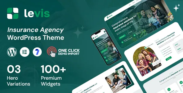 Levis - Insurance Company WordPress Theme