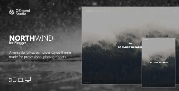 NorthWind: A Versatile Full-Screen Slider Theme for Photographers