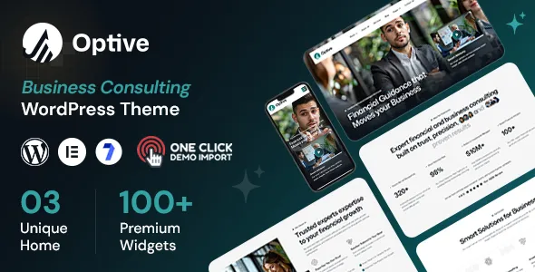 Optive - Business Consulting WordPress Theme