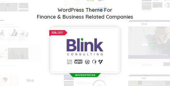 Blink - Finance and Accounts Business WordPress Theme