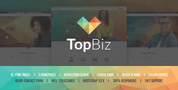 TopBiz - Responsive Corporate HTML5 Template