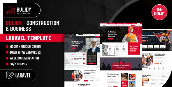 Bulidy - Construction & Business Laravel Template