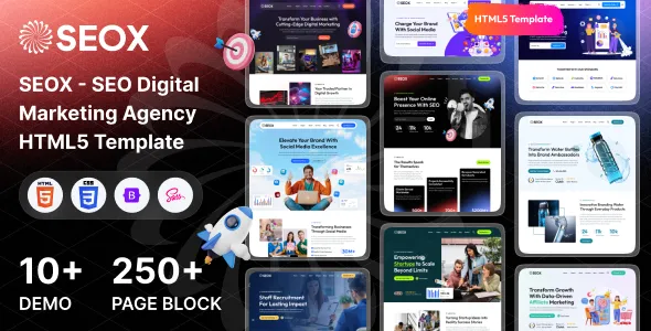 SEOX - SEO & Digital Marketing Agency HTML Template