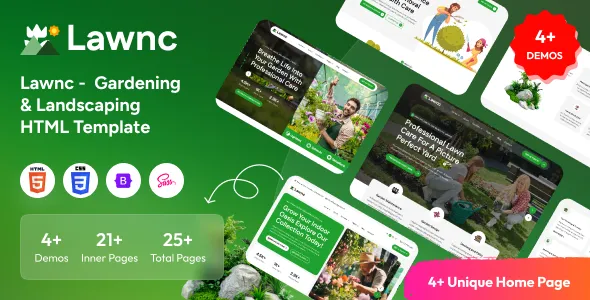 Lawnc - Gardening & Landscaping HTML Template