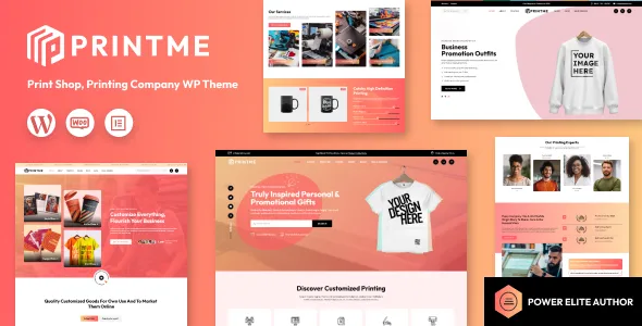 Printme - Printing Company, Design Services Theme