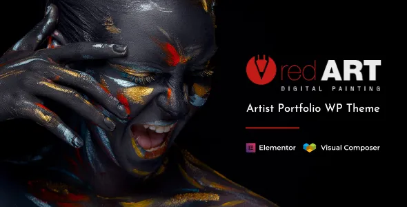 Red Art | Artist Portfolio WordPress