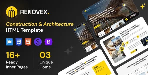Renovex - Construction HTML Template