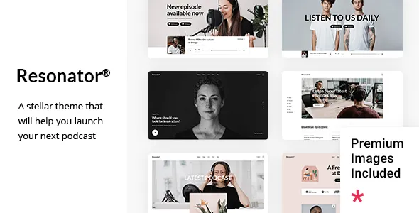 Resonator - Podcast WordPress Theme