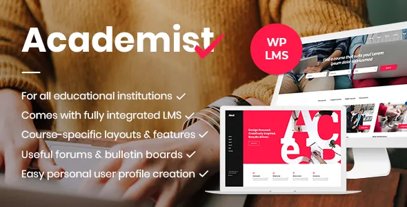 Academist - Education & Learning Management System WordPress Theme