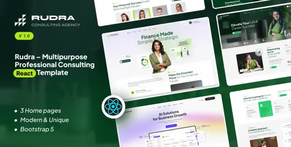 Rudra – Business Consulting React JS Template