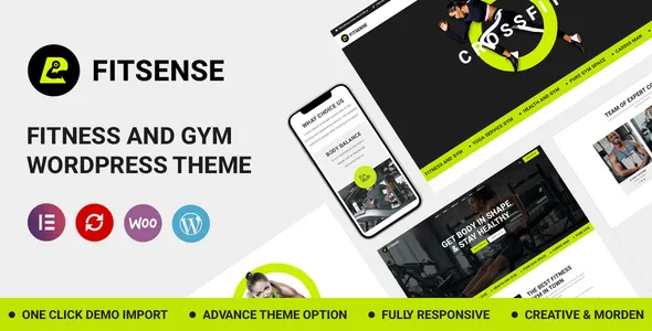 Fitsense - Gym and Fitness WordPress Theme