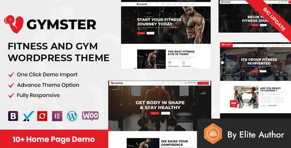 Gymster - Fitness and Gym WordPress Theme