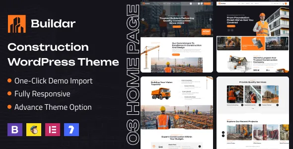 Buildar - Construction WordPress Theme
