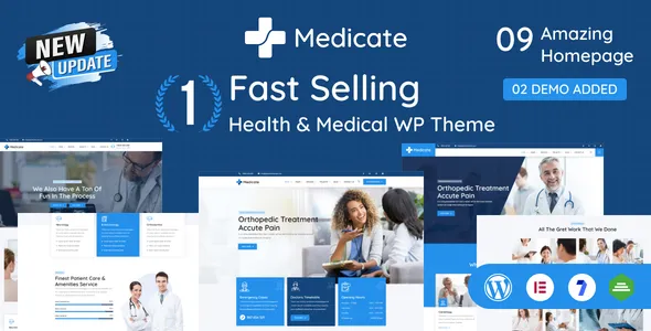 Medicate – Health & Medical WordPress Theme + RTL Ready