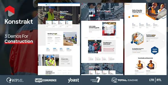 Konstrakt - WordPress Theme for Construction