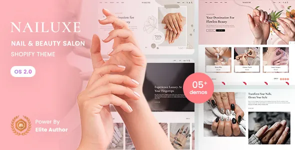 Nailuxe - Nail & Beauty Salon Shopify 2.0 Theme