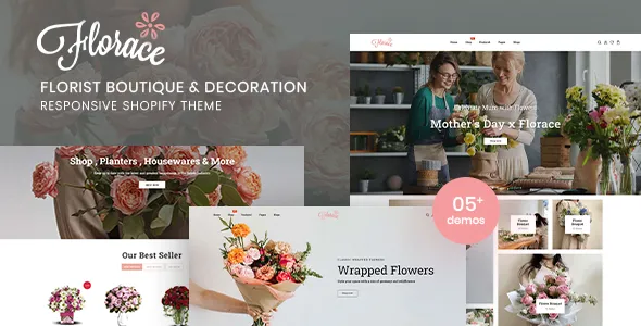 Florace - Florist Boutique & Decoration Store Shopify Theme