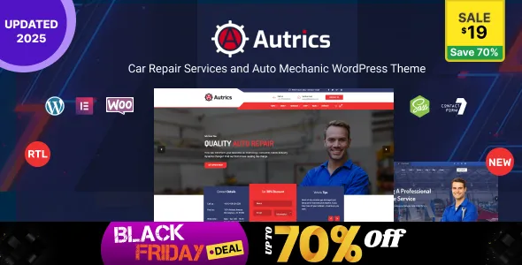 Autrics | Car Services and Auto Mechanic WordPress Theme