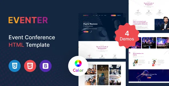 Eventer - Event Conference HTML Template