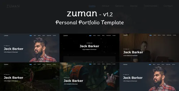 Zuman - Creative Personal Portfolio