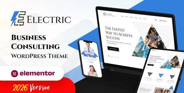 Electric - Elementor Business Consulting WordPress Theme​