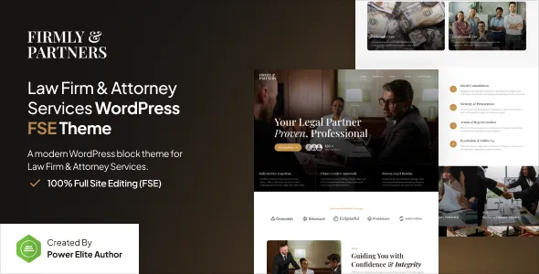 Firmly - Lawyer & Attorney FSE WordPress Theme