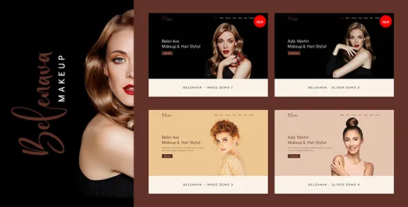 Belenava - Beauty, Makeup Artist and Hair Template