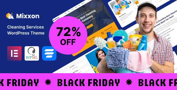 Mixxon - Cleaning Services WordPress Theme