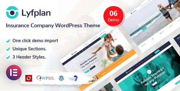 Lyfplan - Insurance WordPress Theme