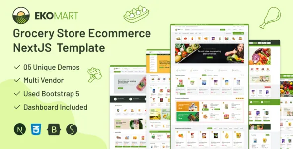 Ekomart - eCommerce React NextJS Template