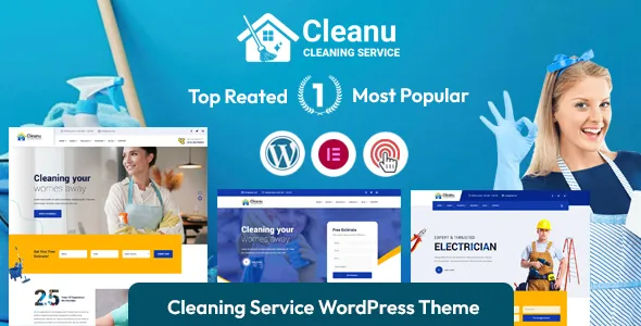 Cleanu - Cleaning Services WordPress Theme