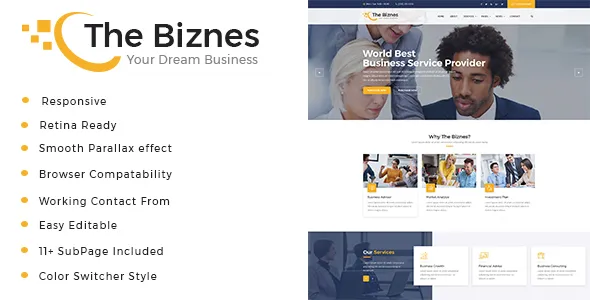 The Business - Business Consulting and Professional Services HTML Template