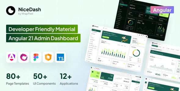 NiceDash Angular Dashboard Template