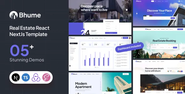 Bhume - Real Estate React NextJs Template