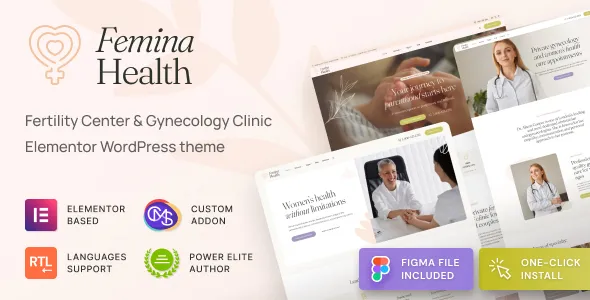 Femina Health - Women's Health & Fertility Clinic Medical WordPress Theme