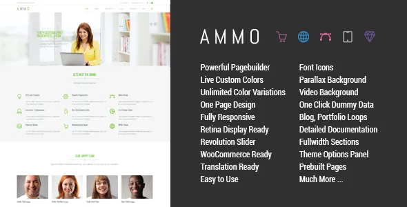 Ammo - Corporate MultiPurpose Theme